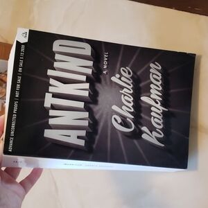 Charlie Kaufman AntKind novel best seller, Andvance uncorrected proof